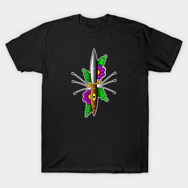 All Seeing Blade T-Shirt by OrneryDevilDesign